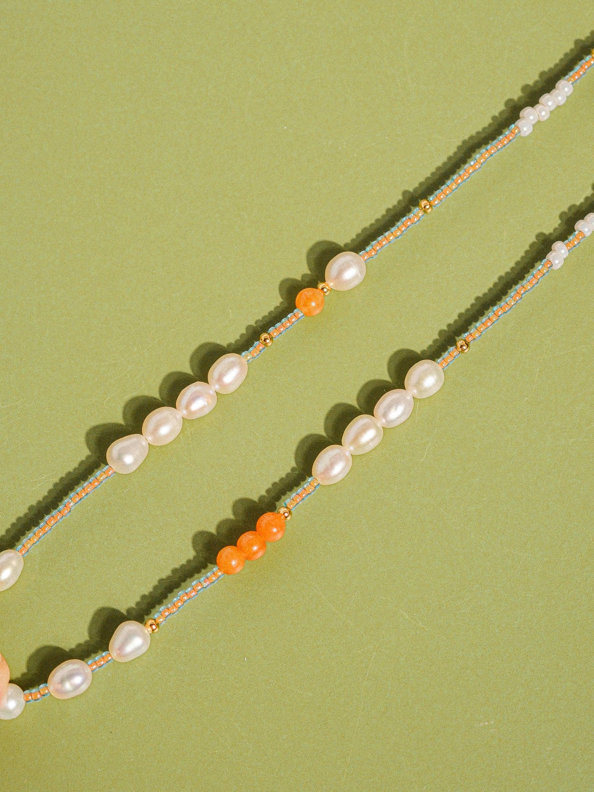 Elia Handmade Bohemian Beaded Stack Necklaces