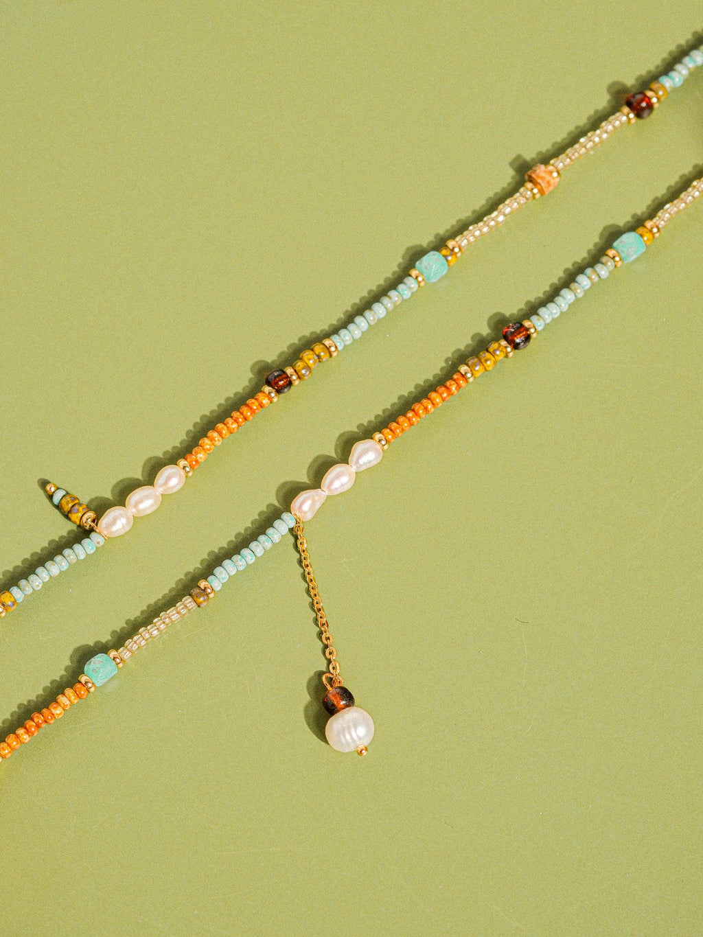 Elia Handmade Bohemian Beaded Stack Necklaces