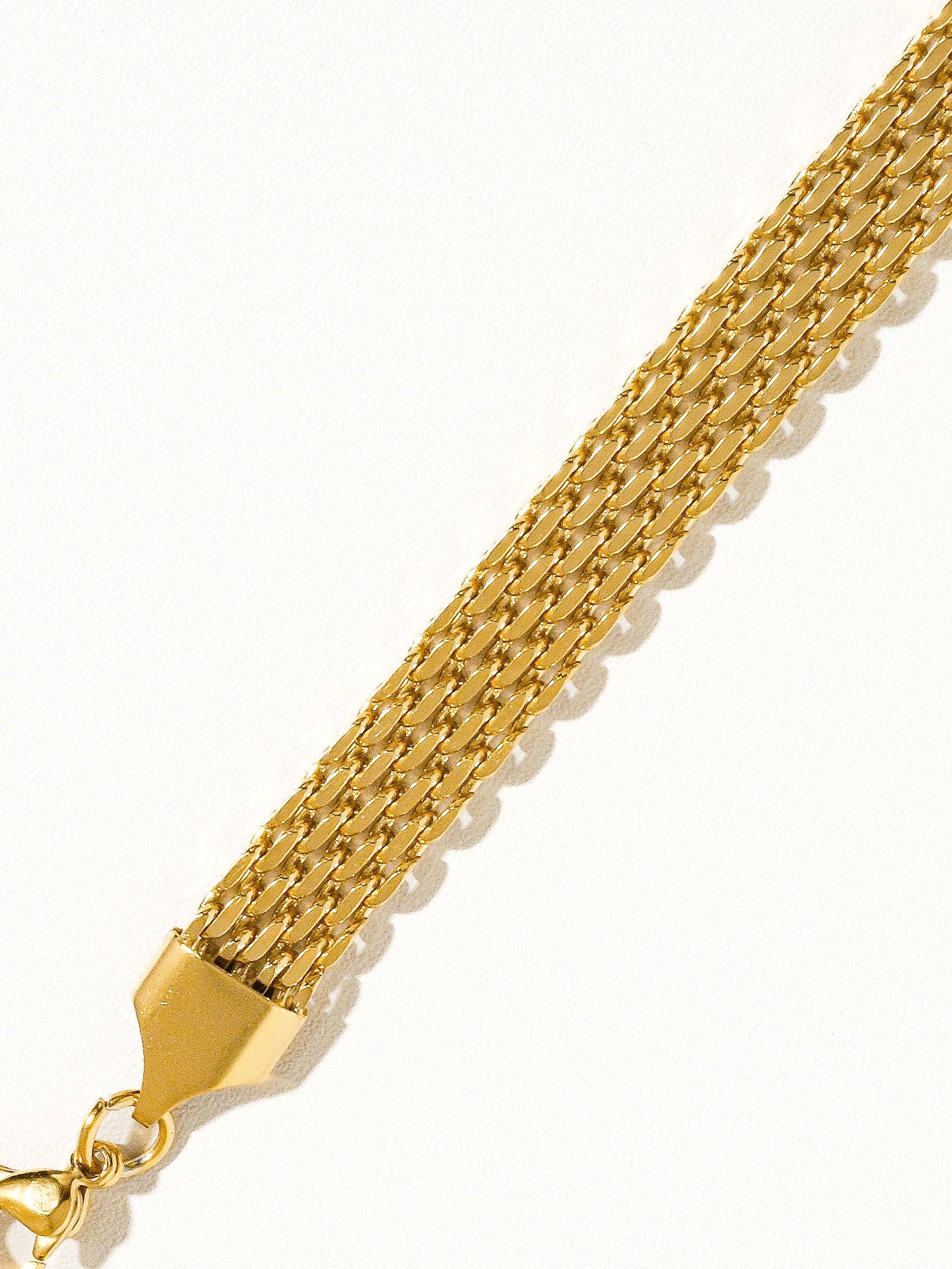 Caden 18K Gold Plated Non-Tarnish Bold Chain Bracelet: Yellow Gold